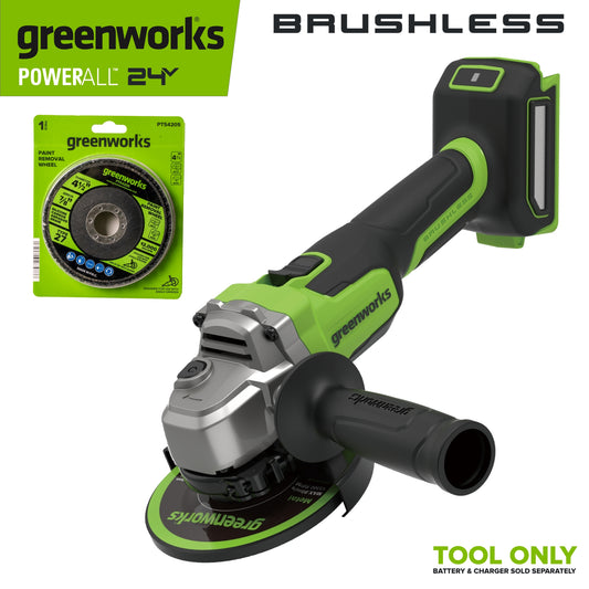 24V PowerAll Brushless 4-1/2