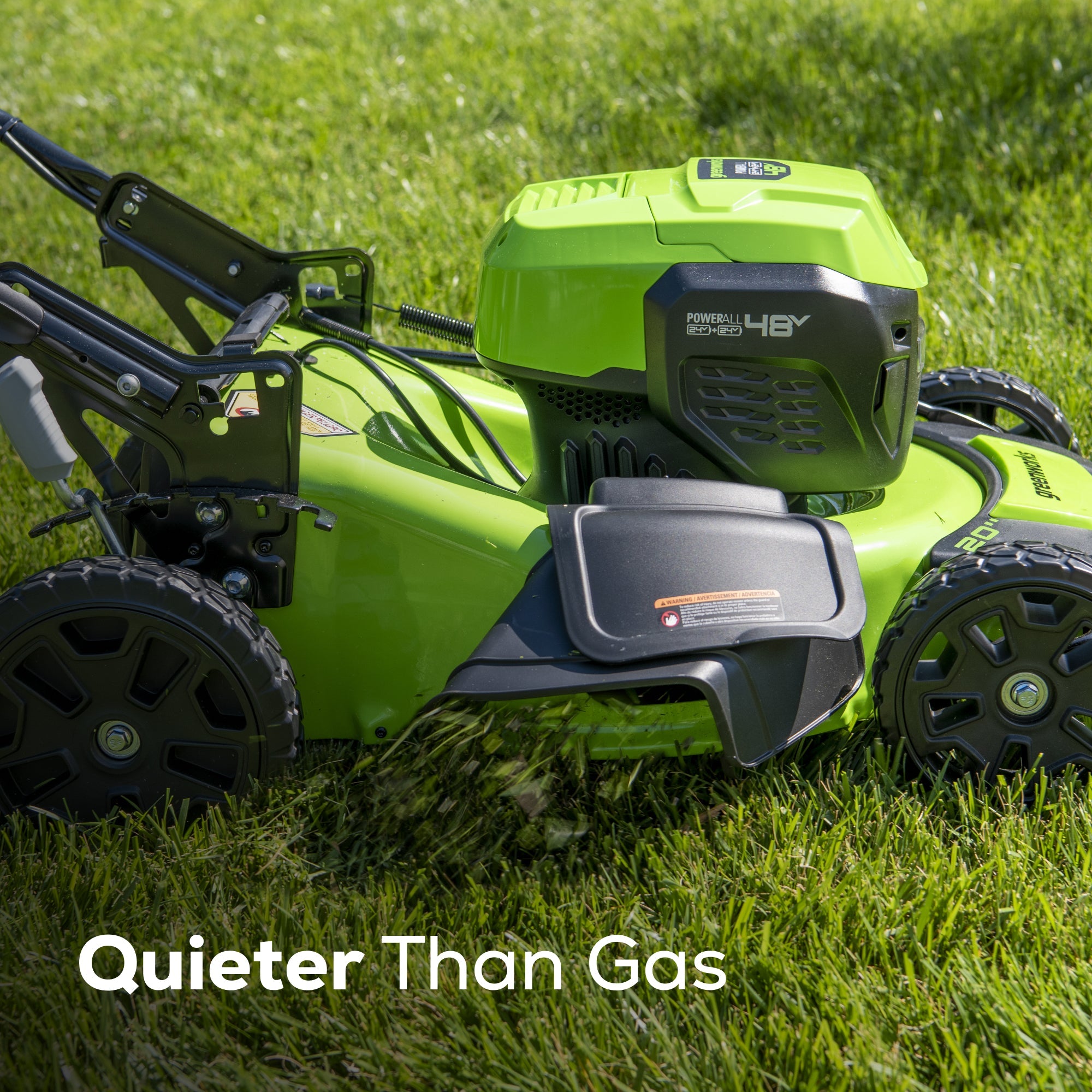 48V (24V x 2) 20" Cordless Battery Push Mower 3PC Combo Kit: (2) 4.0 Ah USB Batteries,(1) 2.0 Ah Battery,(1) Dual-Port Rapid Charger and (1) Charger