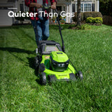 48V (24V x 2) 21" Cordless Battery Self-Propelled Lawn Mower w/ Two (2) 5.0Ah USB Batteries & Dual Port Charger, LM2112S