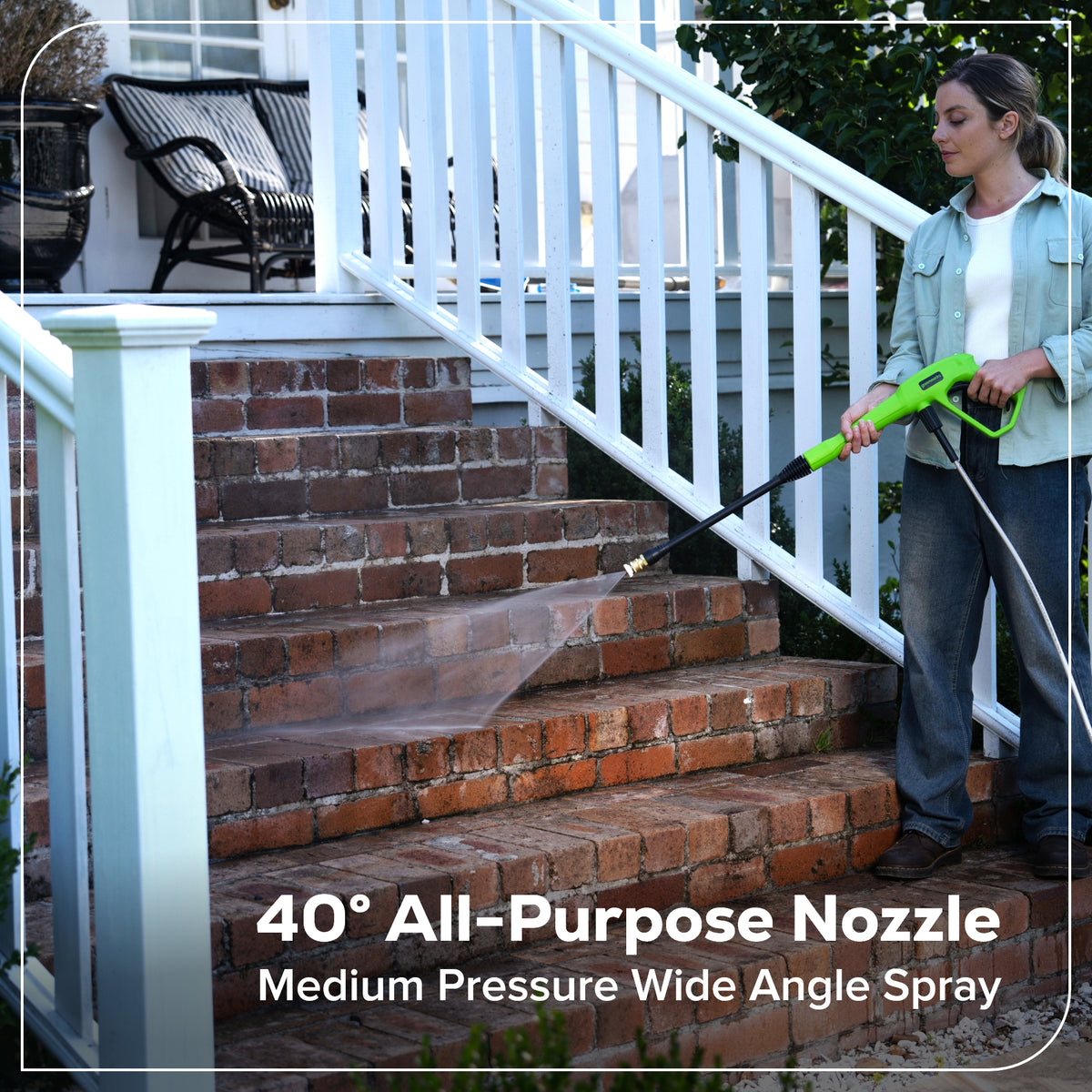 1700 PSI Ultra Compact 1.2 GPM Electric Pressure Washer
