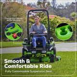 80V 54" MaximusZ Zero Turn Riding Mower with (2) 16.0 Ah and (1) 4.0 Ah Batteries and 1.5kW Charger, MZ5481