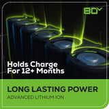 80V Pro 10" Cordless Battery Pole Saw: 2.0 Ah Battery and Charger