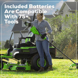 80V 54" MaximusZ Zero Turn Riding Mower with (2) 16.0 Ah and (1) 4.0 Ah Batteries and 1.5kW Charger, MZ5481