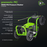 3000 PSI Pressure Washer, 24V 600-PSI Cordless Power Cleaner Combo Kit