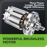 80V Pro 10" Cordless Battery Pole Saw: 2.0 Ah Battery and Charger