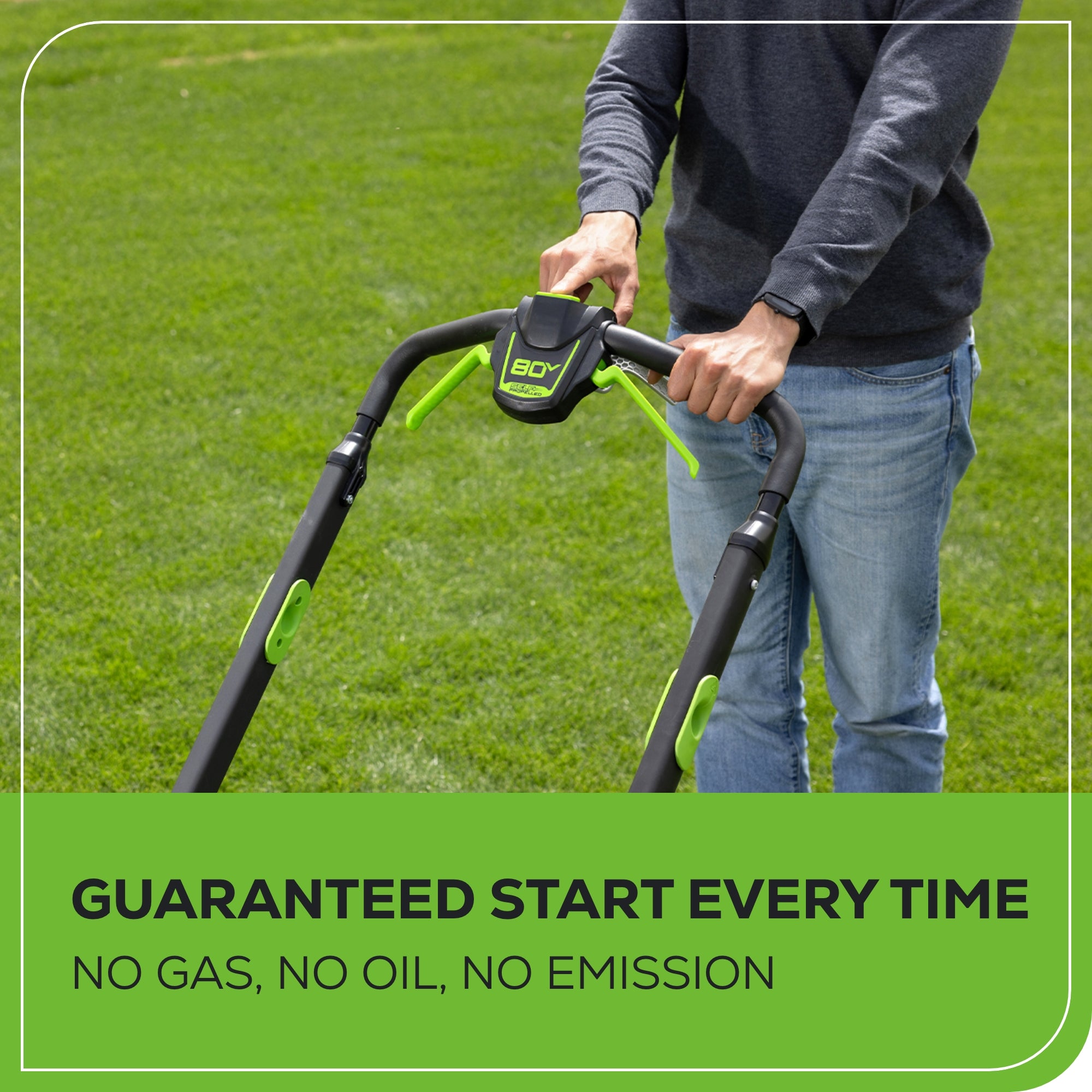 80V 25" Cordless Battery Dual Blade Self-Propelled Mower: 5.0 Ah Battery and Rapid Charger, LM2508S