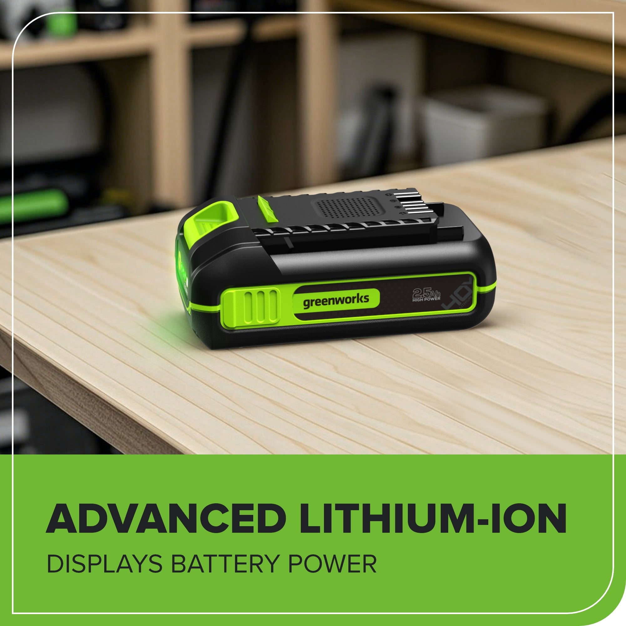 40V 2.5 Ah High Power Battery