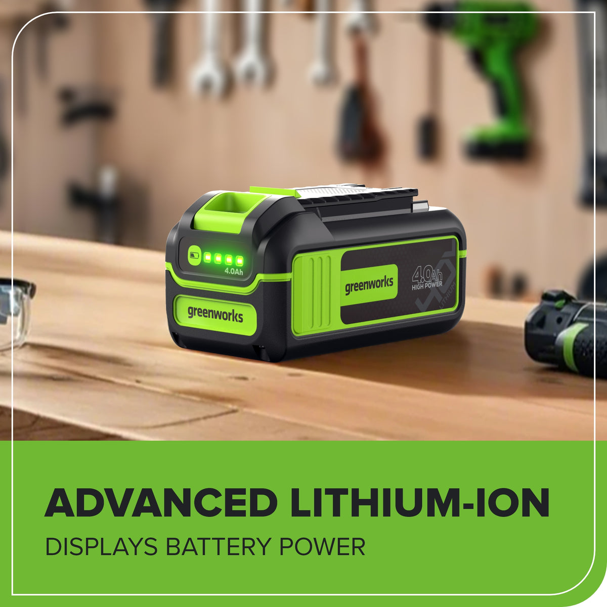 40V 4.0 Ah High Power Battery