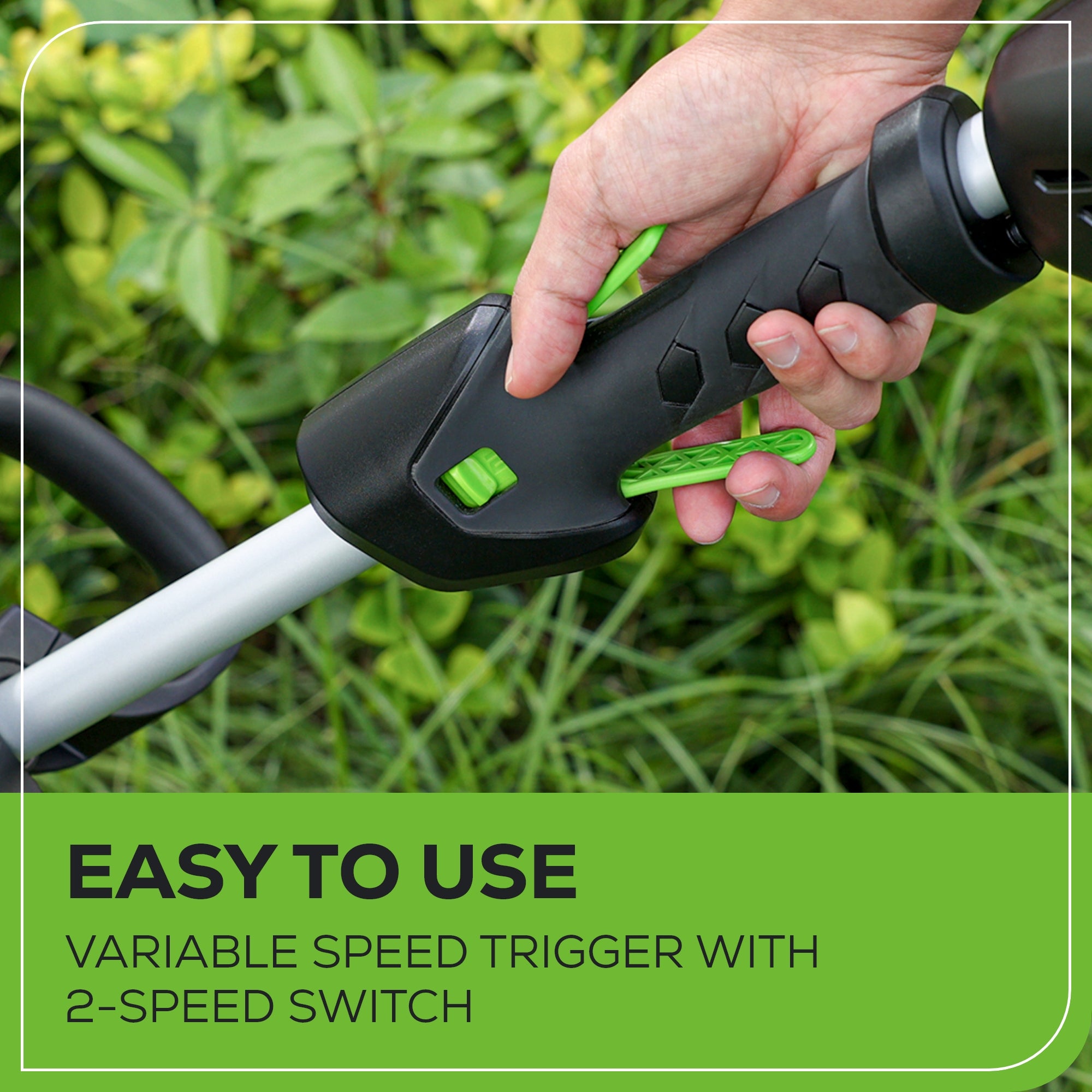 80V 13" String Trimmer: 2.0 Ah Battery and Charger