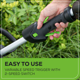 80V 13" String Trimmer: 2.0 Ah Battery and Charger