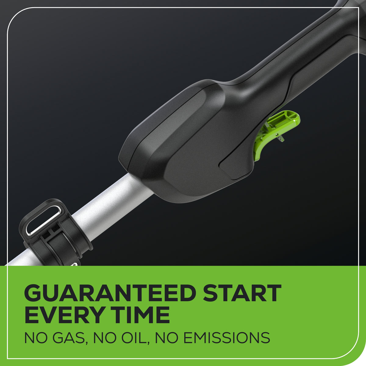 80V 20" Cordless Battery Pole Hedge Trimmer (1.2" cut, 4000 SPM): 2.0 Ah Battery and Charger