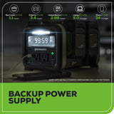 24V 500W Portable Power Station, (4)4.0 Ah Battery and Charger