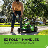 40V 20" Cordless Battery Push Mower 3pc Combo Kit: 4.0 Ah Battery and Charger