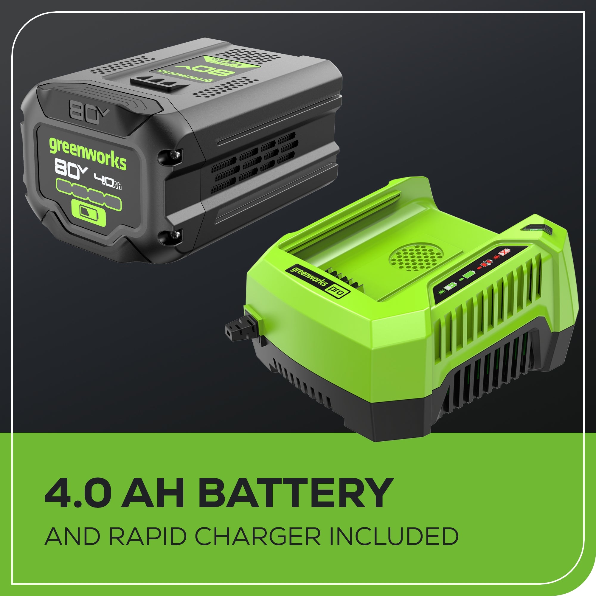 80V 750CFM Cordless Battery Single Port Backpack Blower, 4Ah Battery and Charger