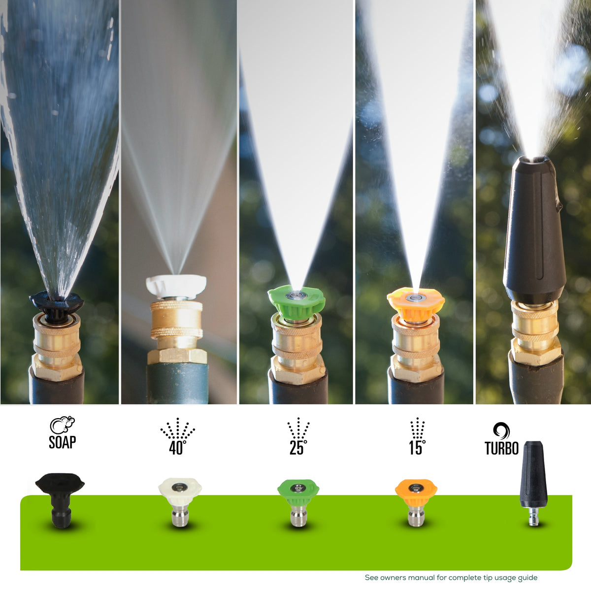 3000 PSI Pressure Washer, 15" Surface Cleaner and Extension Combo Kit