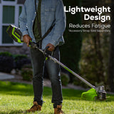 80V 17" Brushless String Trimmer: 2.0 Ah Battery and Charger