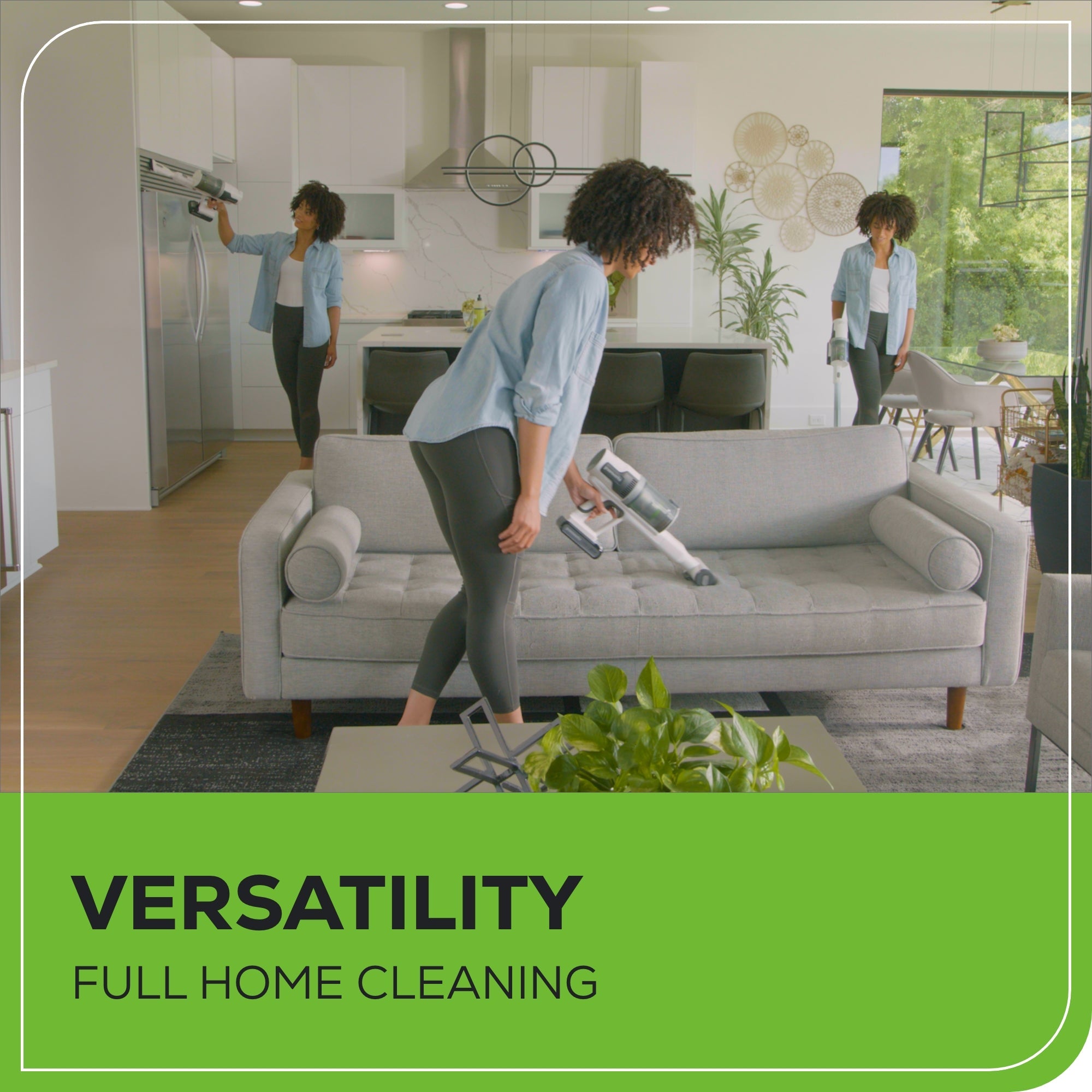 24V Cordless Battery White Stick Vacuum: 4.0 Ah USB-C Battery and Charger