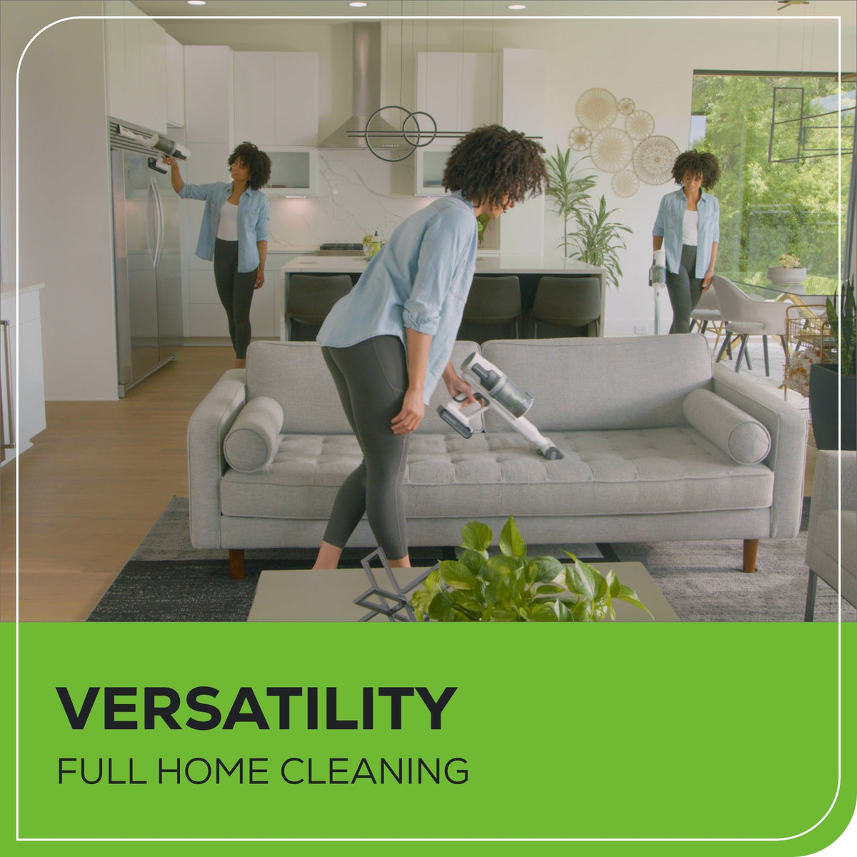 24V Cordless Battery White Stick Vacuum: 4.0 Ah USB-C Battery and Charger