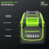 40V 8.0 Ah High Power Battery