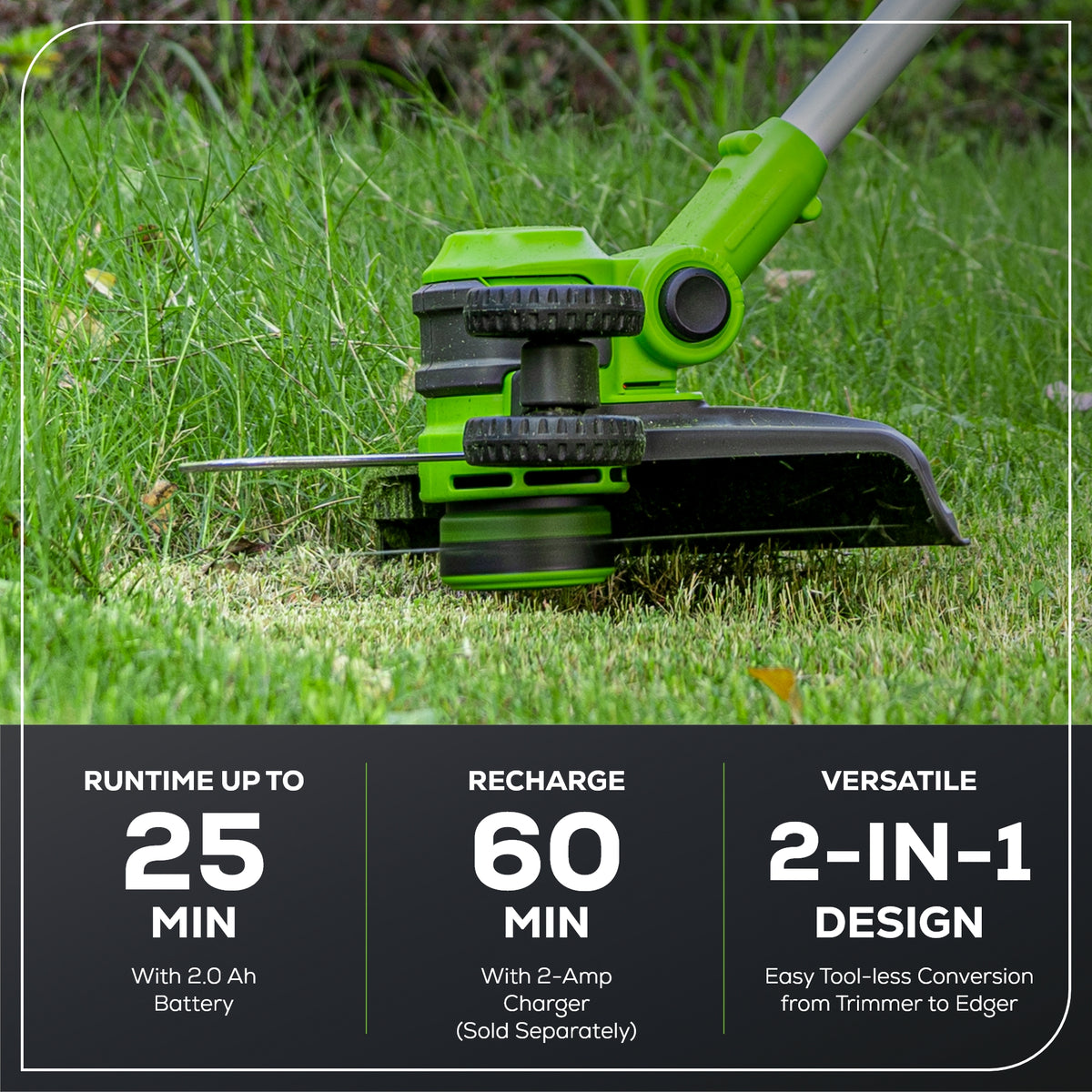 40V 13" Gen 2 String Trimmer and 350 CFM Cordless Battery Leaf Blower Combo Kit, (3).065" Spools,(1)2.0 Ah Battery and Charger