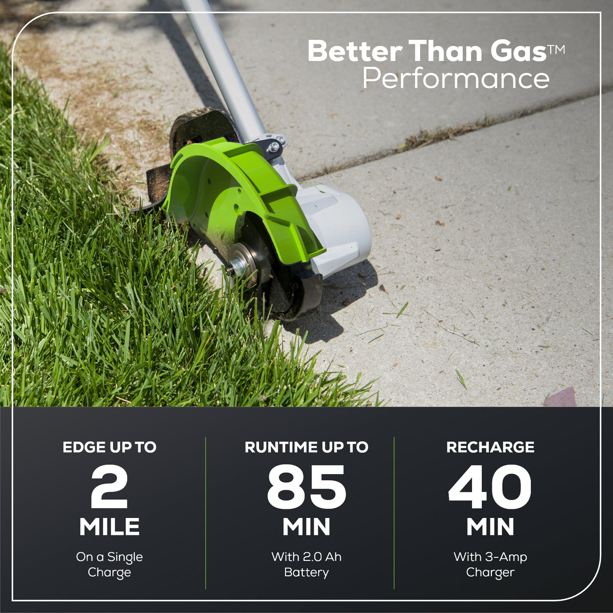80V 8" Brushless Edger Gen 2 (Tool Only)