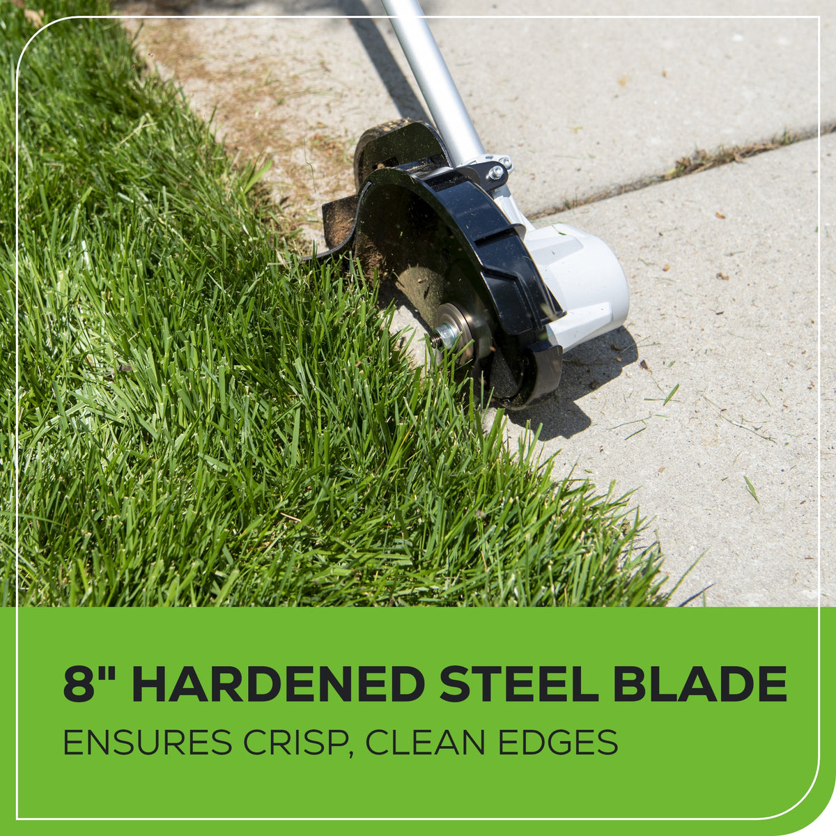 40V 8" Brushless Cordless Battery Edger: (1) 4.0 Ah Battery, (1) 2A Charger