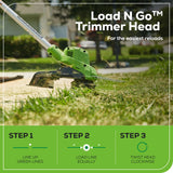 40V 15" Gen 2 Cordless String Trimmer: (1) 2.0 Ah Battery, (1) 2A Charger