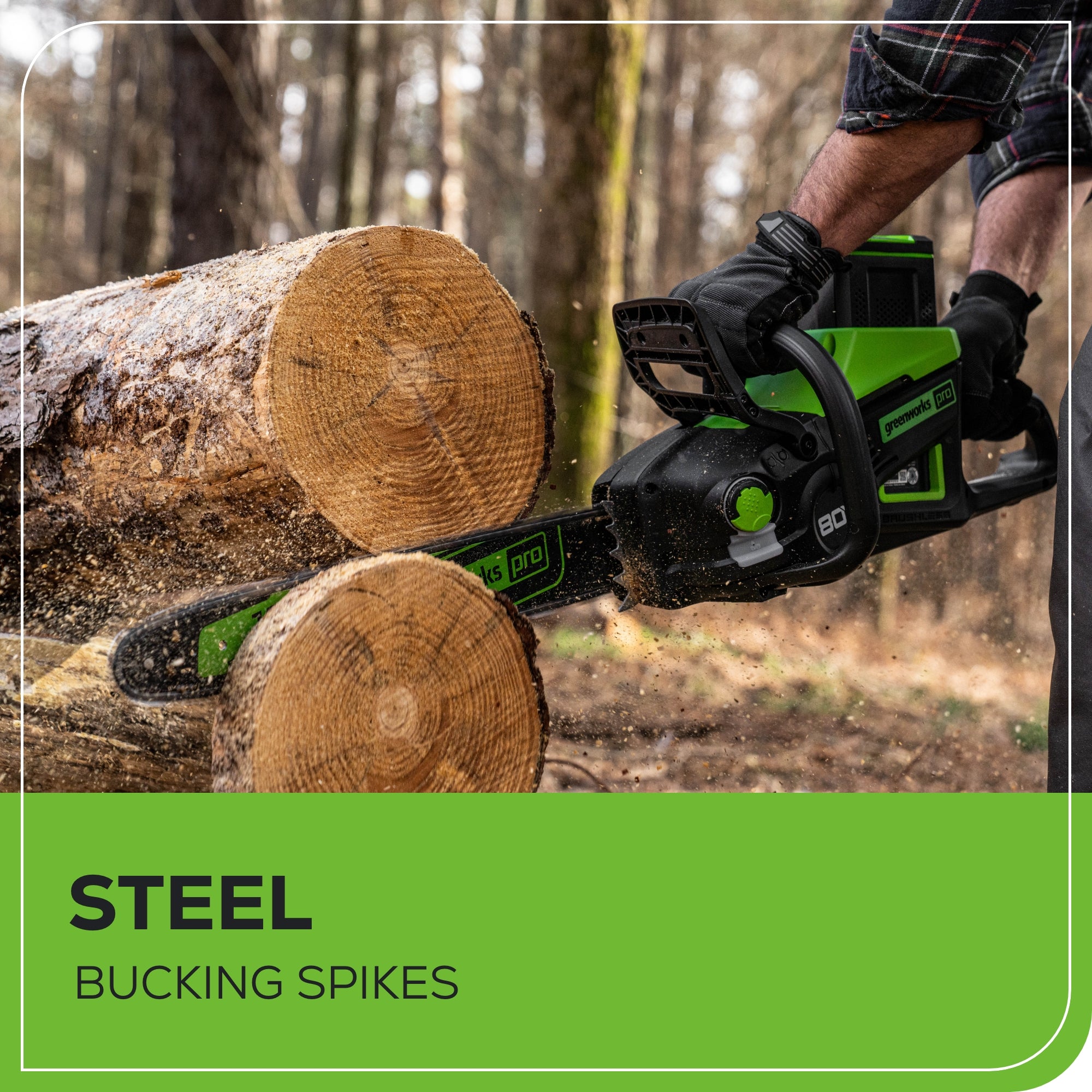 80V 18" Cordless Battery 2.5kW Chainsaw (Tool Only)