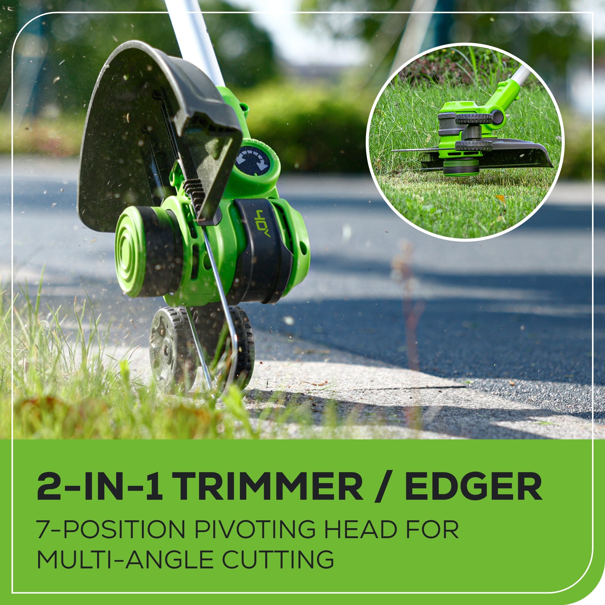 40V 20" Cordless Battery Push Lawn Mower 3PC Combo Kit, (1) 5.0Ah Battery: (1) 2.0 Ah Battery and (2) Chargers