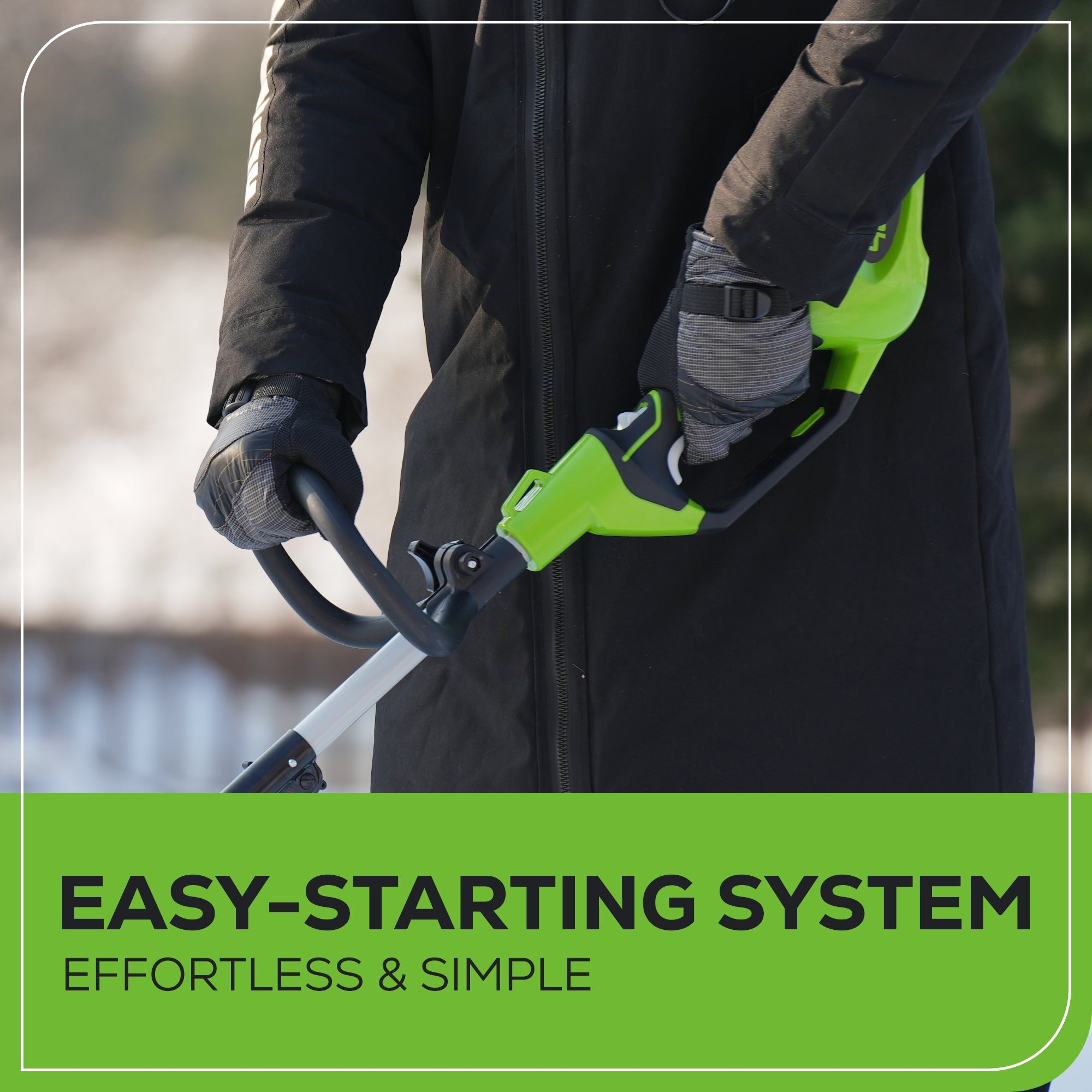 40V 12" Cordless Battery Snow Shovel: 4.0 Ah Battery and Charger
