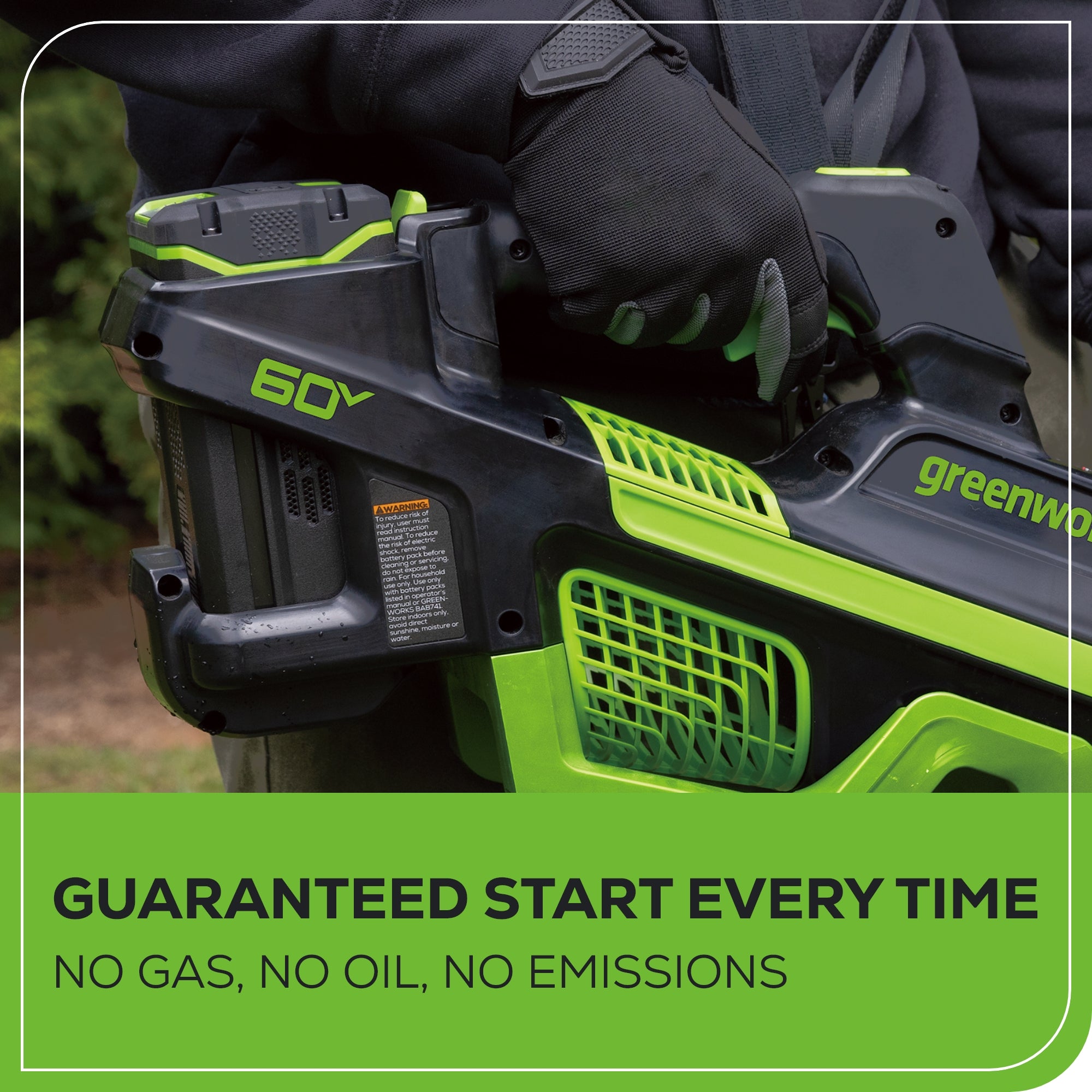 Pro 60V 780CFM Cordless Battery Leaf Blower, 4Ah Battery and Charger