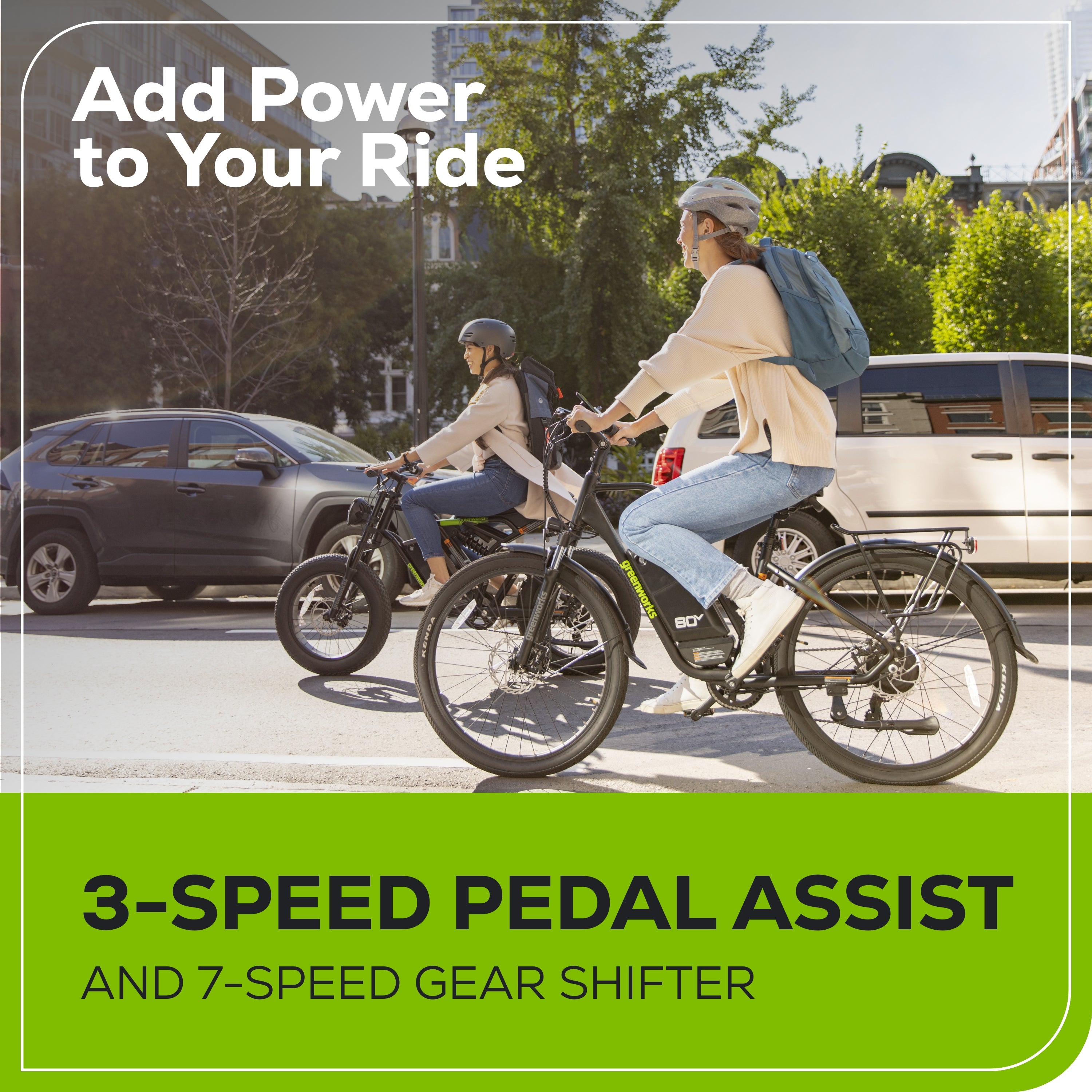 60V VENTURE Series 27.5" Electric Commuter Bike, 5Ah Battery and Charger