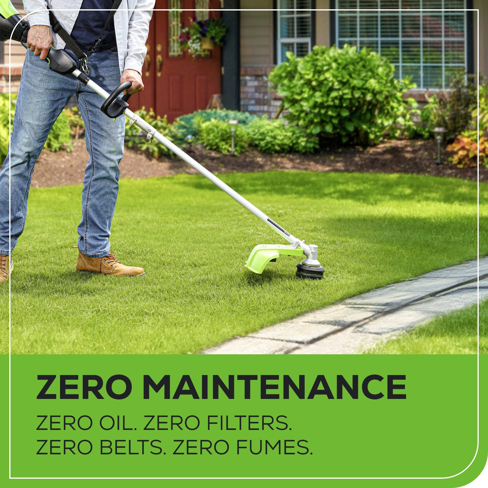 80V 16" Gen3 Cordless Brushless String Trimmer (Attachment Capable): 2.5 Ah Battery and Charger