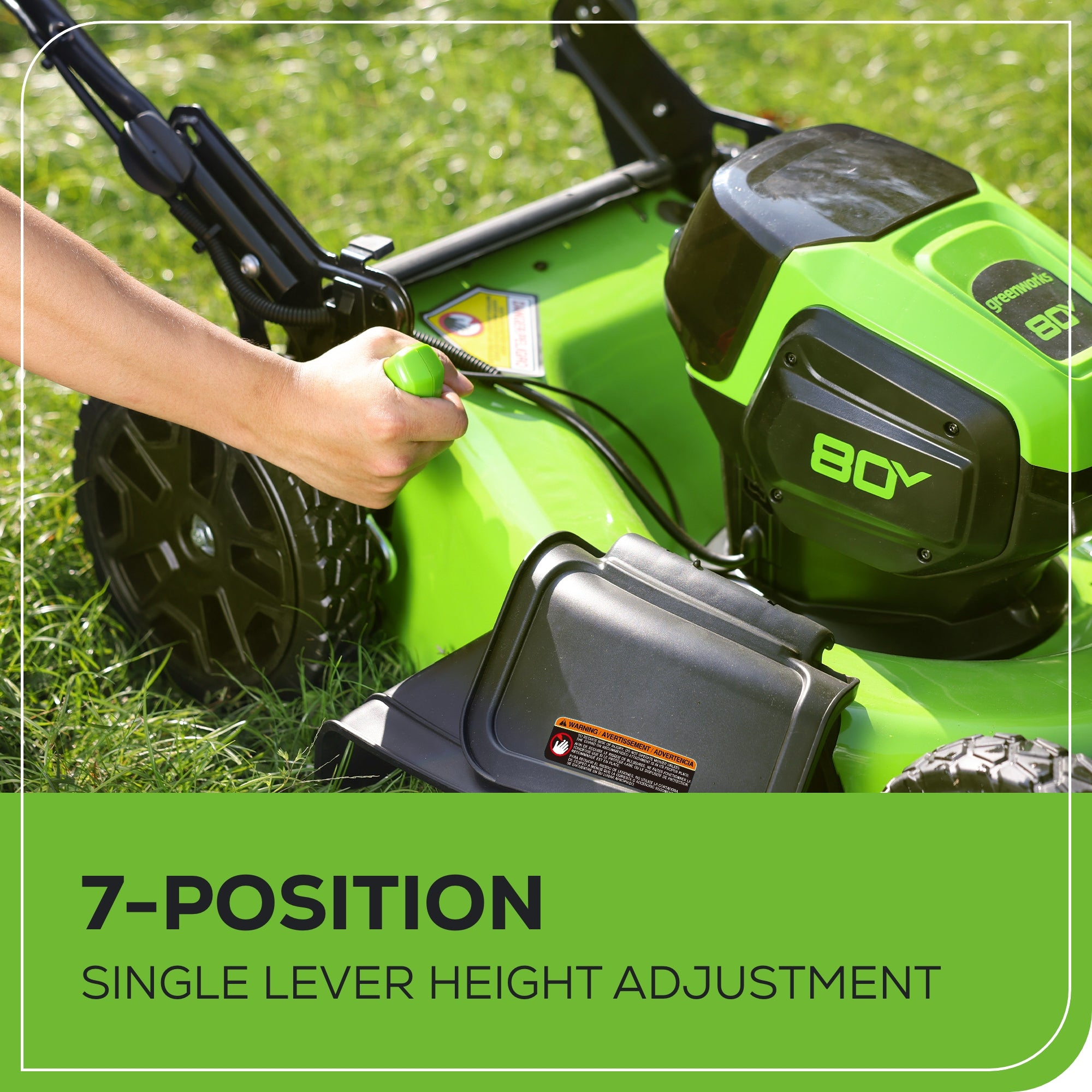 80V 21" Cordless Battery Self-Propelled Mower and Blower: 4.0 Ah Battery and Rapid Charger