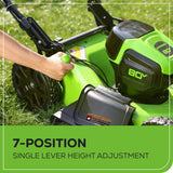 80V 21" Cordless Battery Self-Propelled Mower and Blower: 4.0 Ah Battery and Rapid Charger