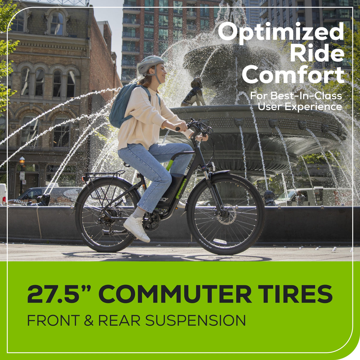 80V VENTURE Series 27.5" Electric Commuter Bike (Tool Only)