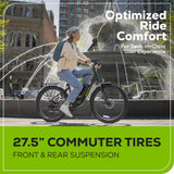 80V VENTURE Series 27.5" Electric Commuter Bike (Tool Only)