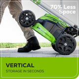 60V 25" Cordless Battery Dual Blade Self-Propelled Lawn Mower w/ Two (2) 4.0Ah Batteries & Dual-Port Charger, LM2516S
