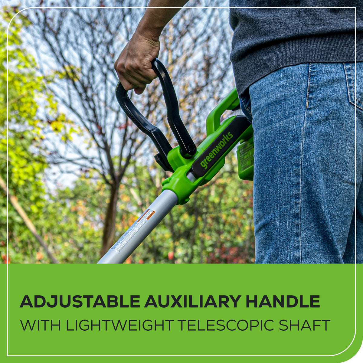 40V 13" Gen 2 Cordless Battery String Trimmer / Edger: 2.0 Ah Battery and Charger