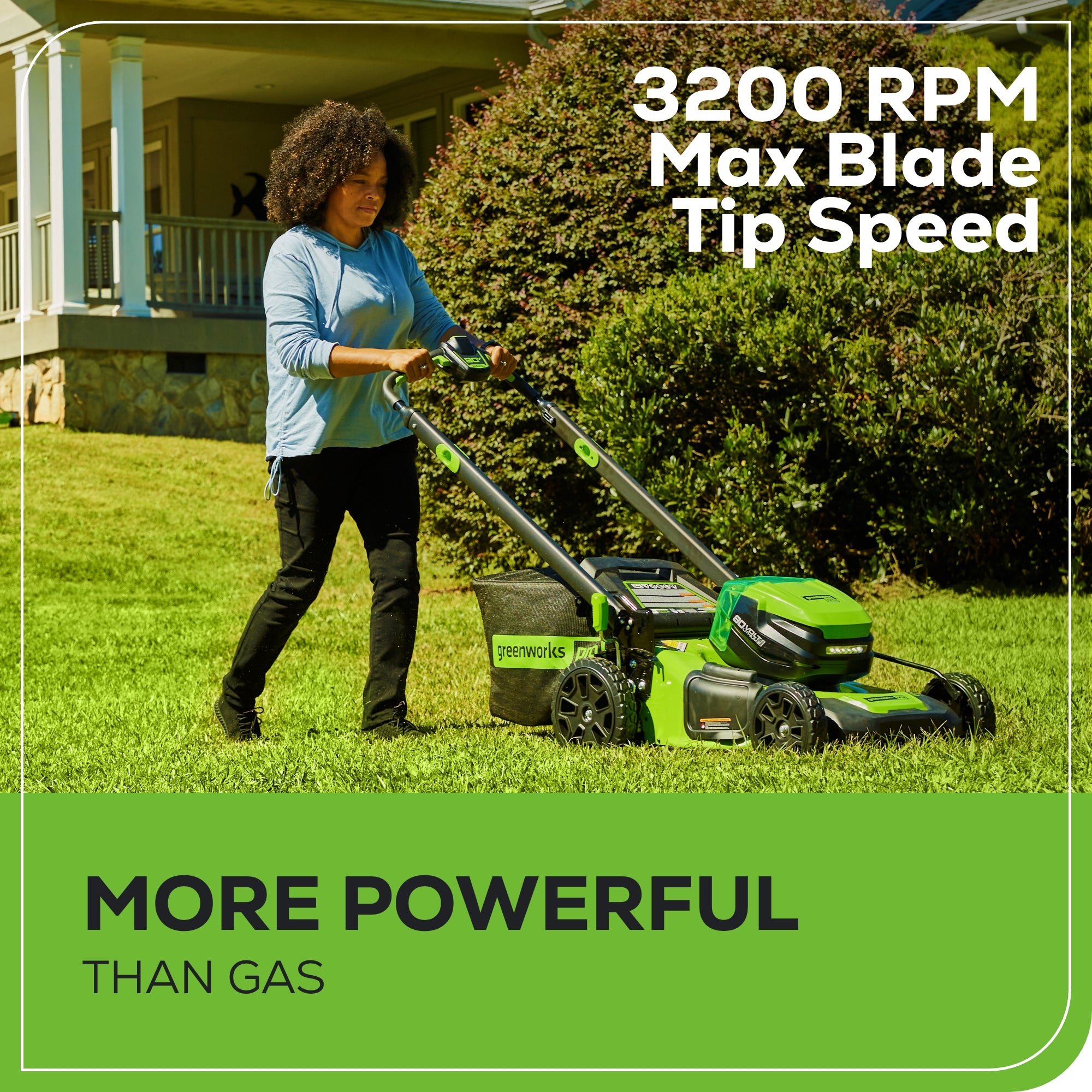 80V 21" GEN 2 Cordless Battery 4-in-1 Push Lawn Mower (Auto Switch): 4.0 Ah Battery and Charger, LM2118