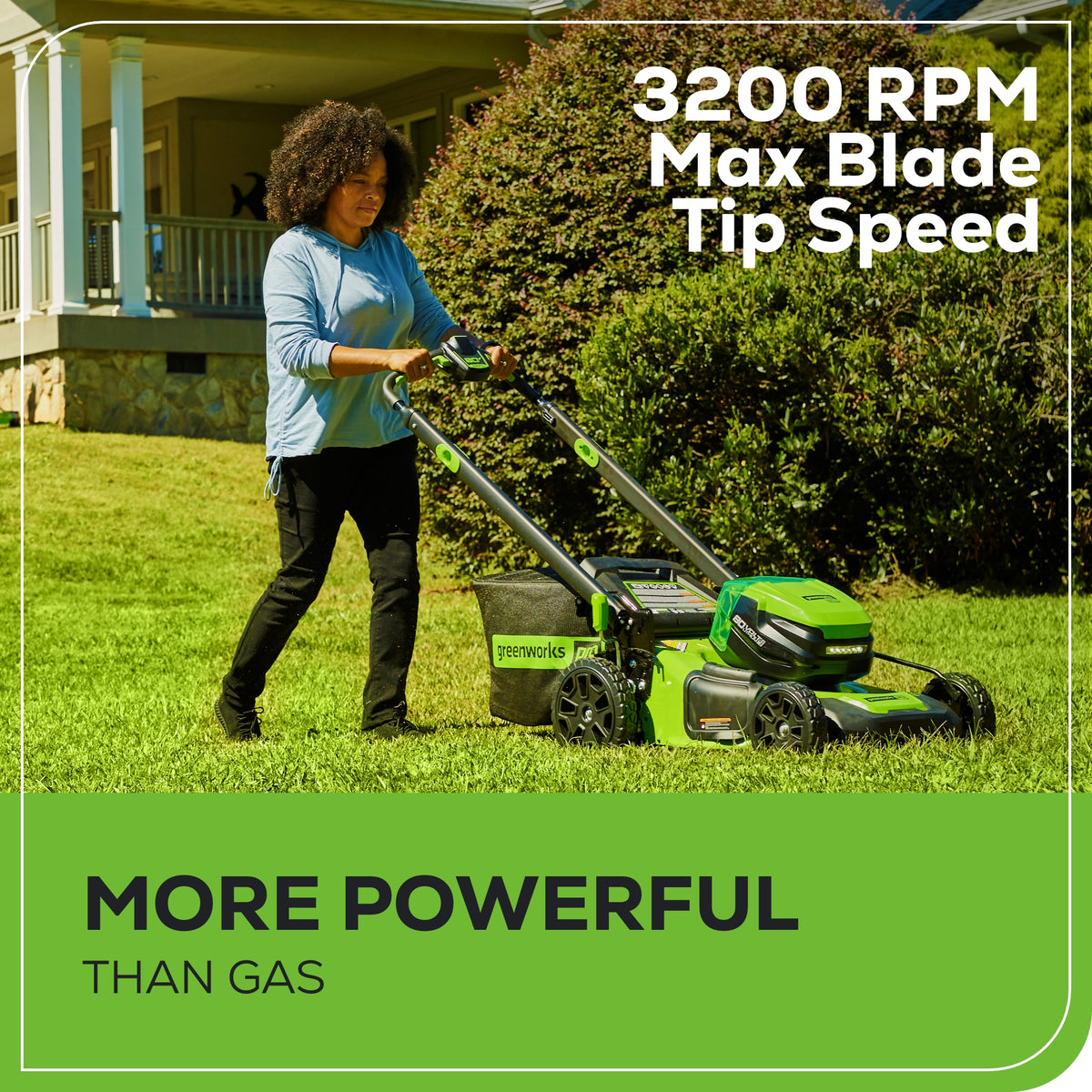 80V 21" GEN 2 Cordless Battery 4-in-1 Push Lawn Mower (Auto Switch): 4.0 Ah Battery and Charger, LM2118