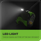 40V 12" Cordless Brushless Snow Shovel with Light (Tool Only)