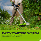 60V 16" Gen 2 Brushless Cordless Battery String Trimmer: (1) 2.5 Ah Battery, (1) 3A Charger