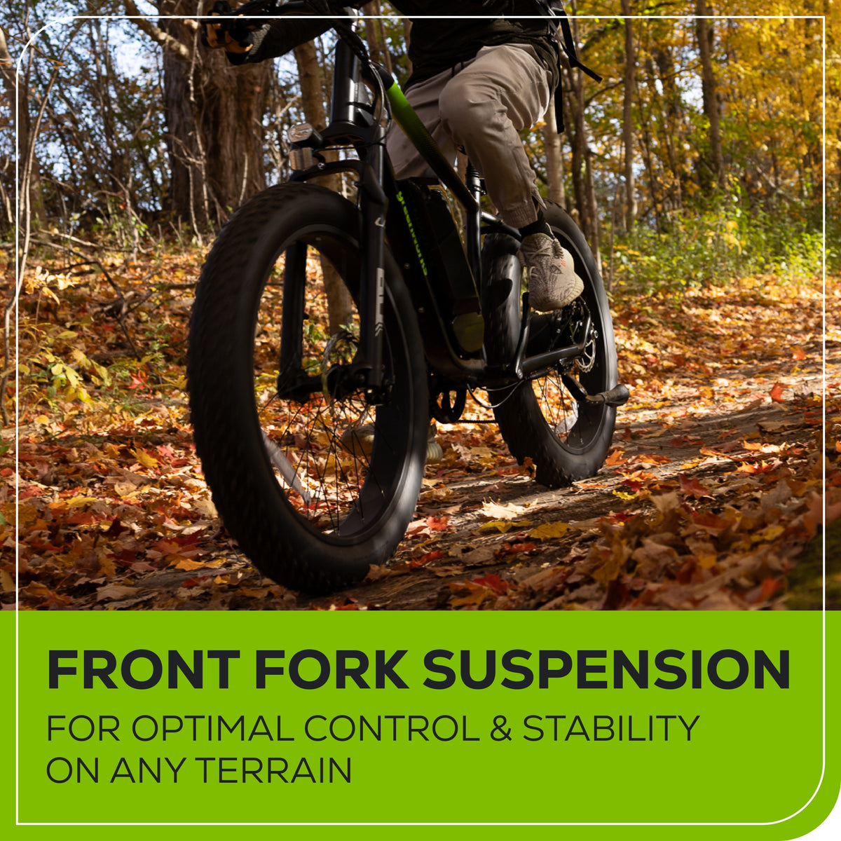 60V VENTURE Series 26" Fat Tire Electric Mountain Bike, 5Ah Battery and Charger