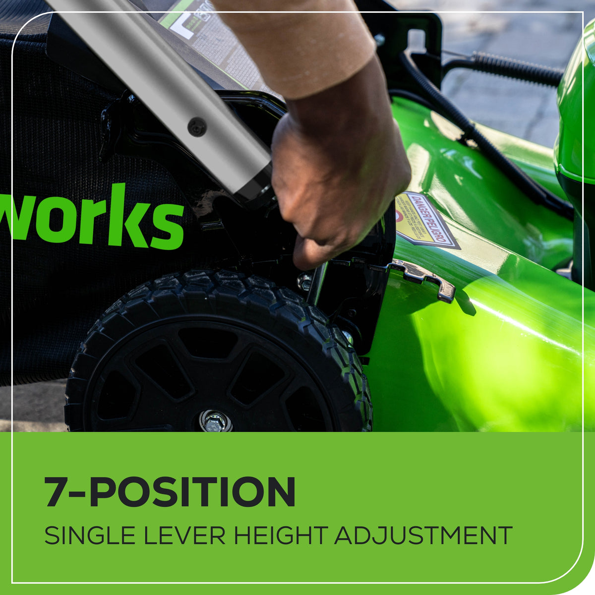 40V 21" Cordless Battery Self-Propelled Lawn Mower: 5.0Ah Battery and Charger, LM2154S