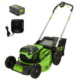 60V 21" Cordless Battery Push Lawn Mower w/ 5.0Ah Battery & Charger, LM2116
