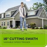 80V 16" Gen 2 Brushless Cordless String Trimmer (Attachment Capable): (1) 2.5 Ah Battery, (1) 4A Rapid Charger