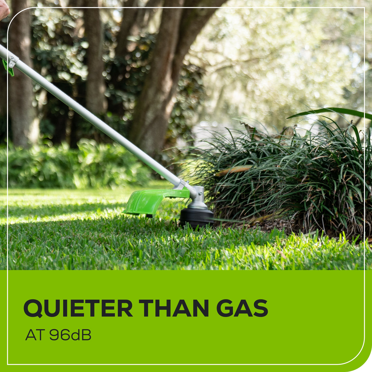 60V 16" Brushless Cordless Battery String Trimmer (Attachment Capable): (1) 4.0 Ah Battery, (1) 3A Charger, (1) Shoulder Strap