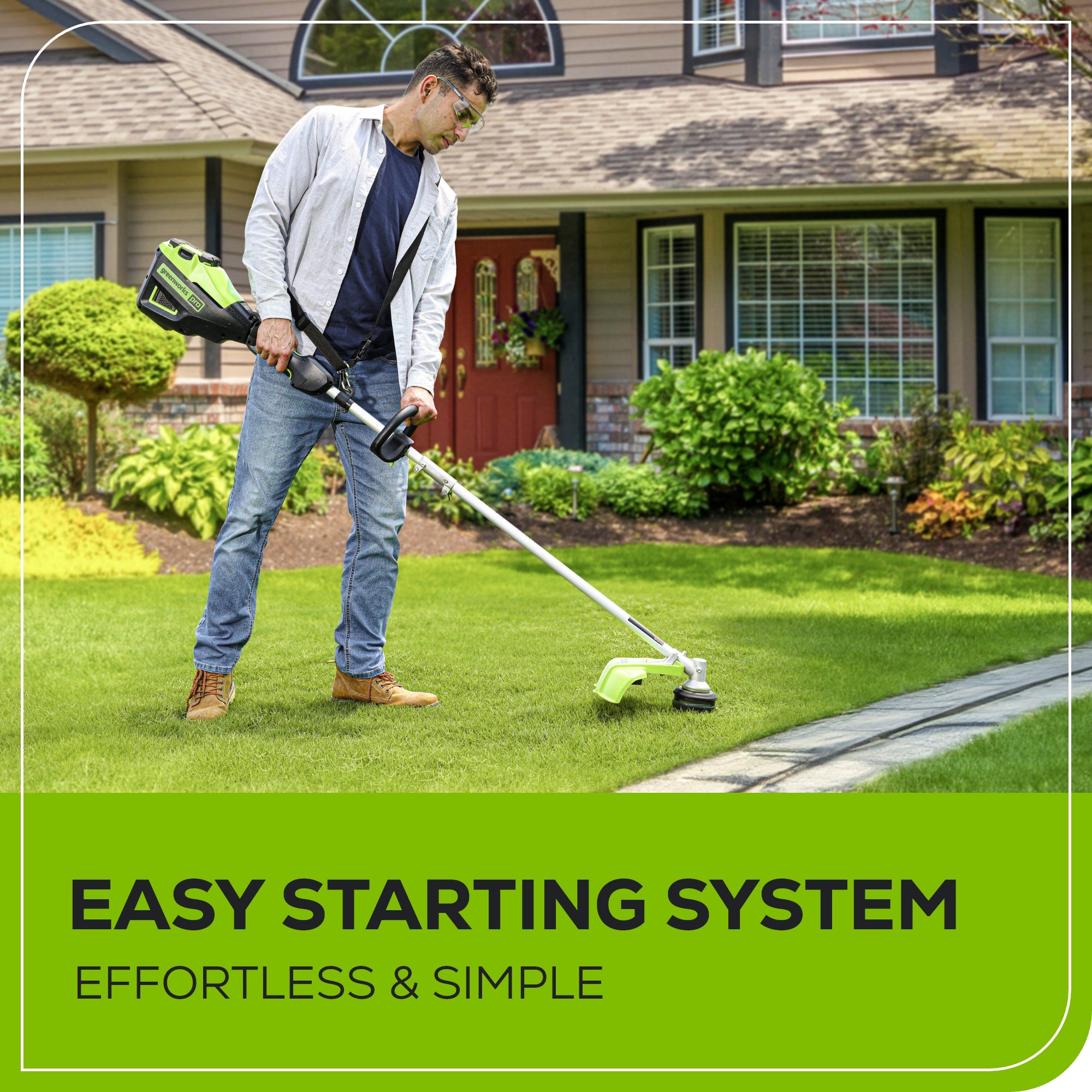 80V 16" Gen 2 Brushless Cordless String Trimmer (Attachment Capable): (1) 2.5 Ah Battery, (1) 4A Rapid Charger