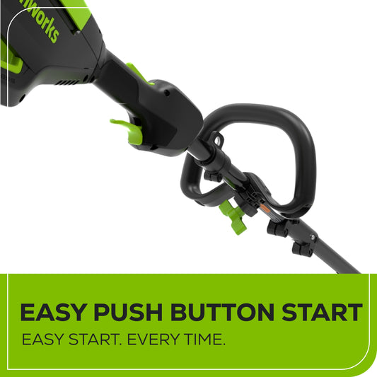 60V Cordless Battery 3PC Handheld Combo Kit, String Trimmer, Blower and Hedge Trimmer, (1) 2.5 Ah Battery and Charger